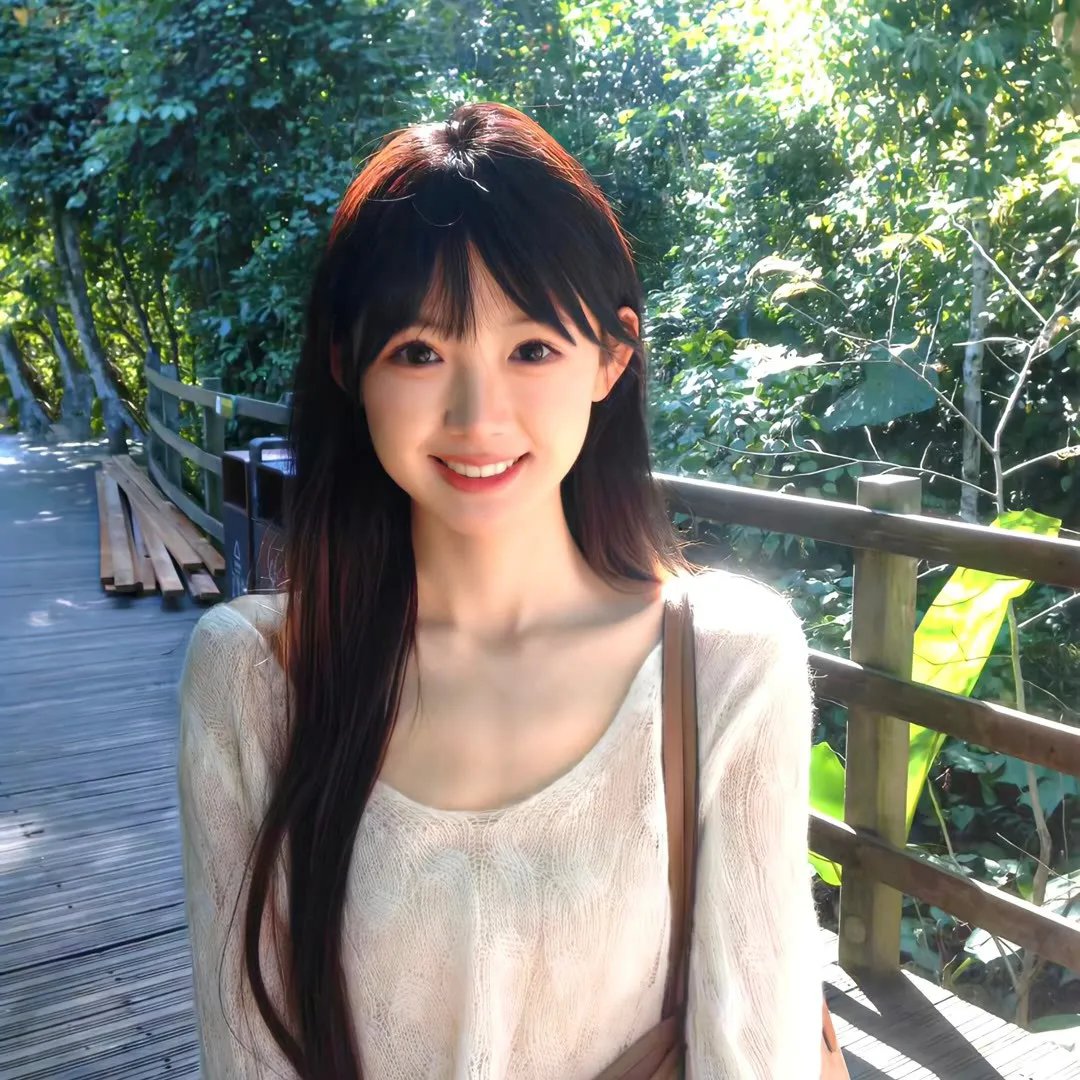盛开的樱花林下